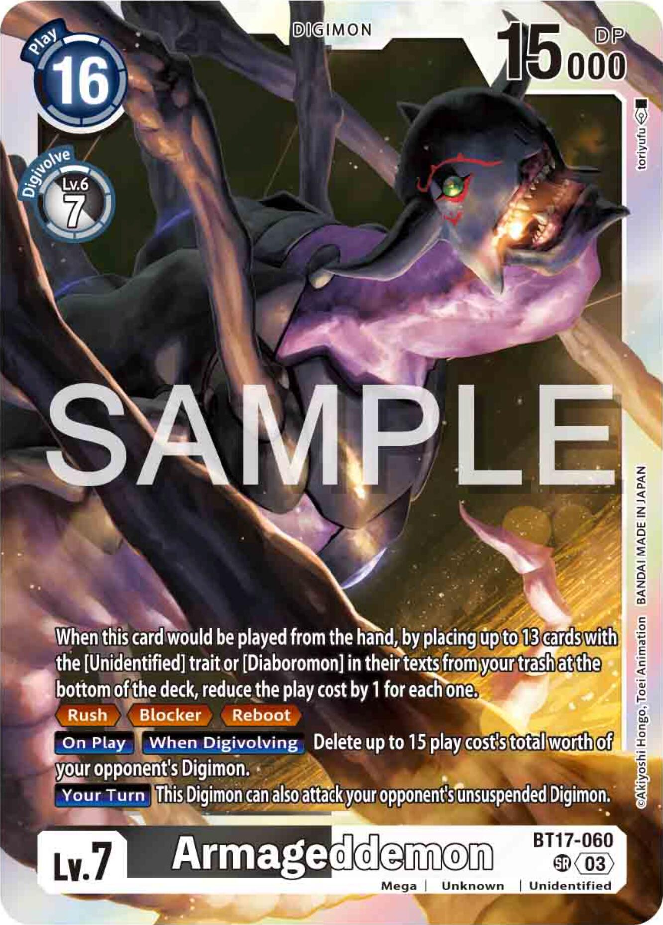 Armageddemon [BT17-060] [Secret Crisis] | Devastation Store