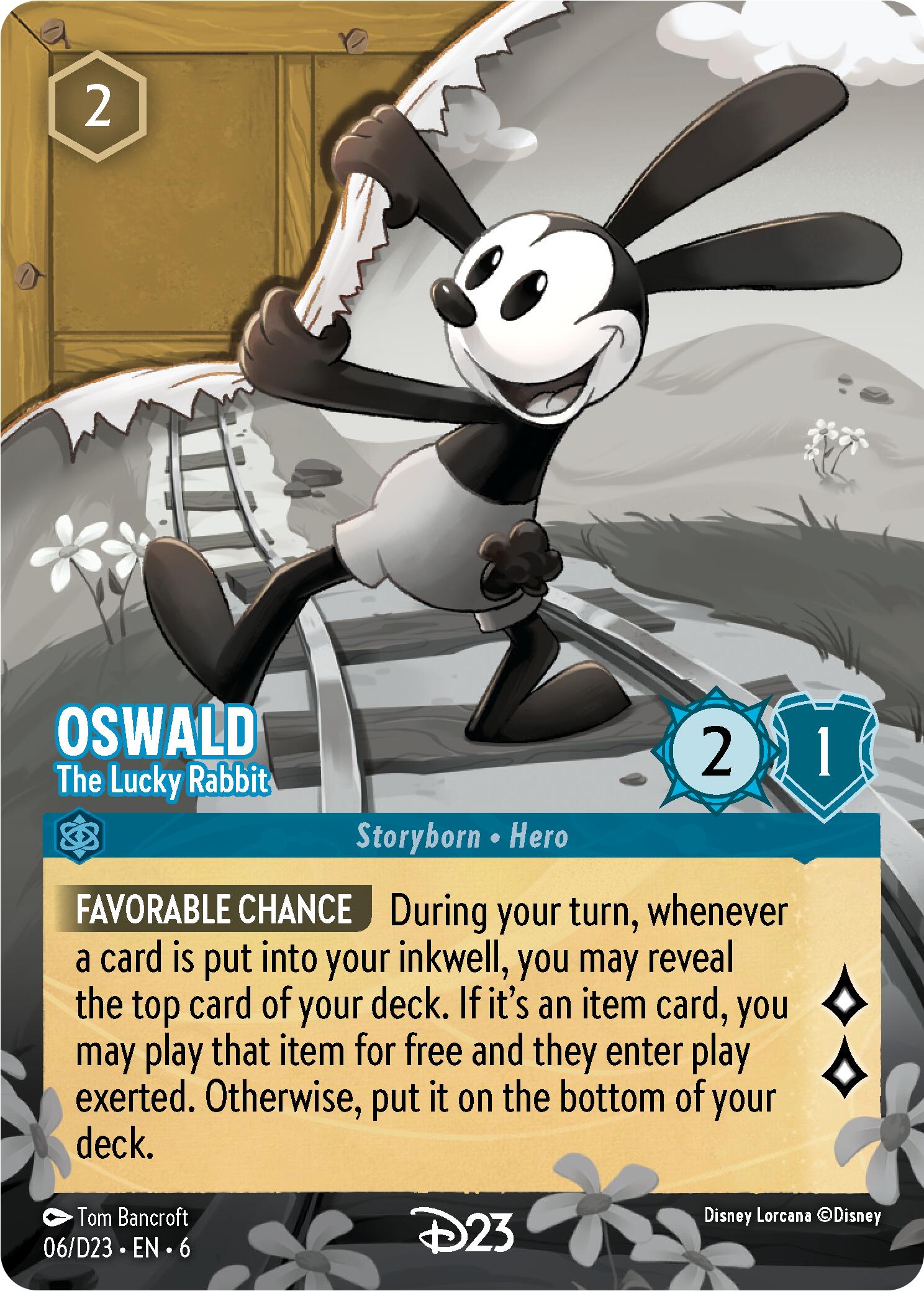Oswald - The Lucky Rabbit (6) [D23 Promos] | Devastation Store