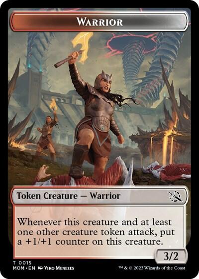 Warrior // Phyrexian Hydra (0012) Double-Sided Token [March of the Machine Tokens] | Devastation Store
