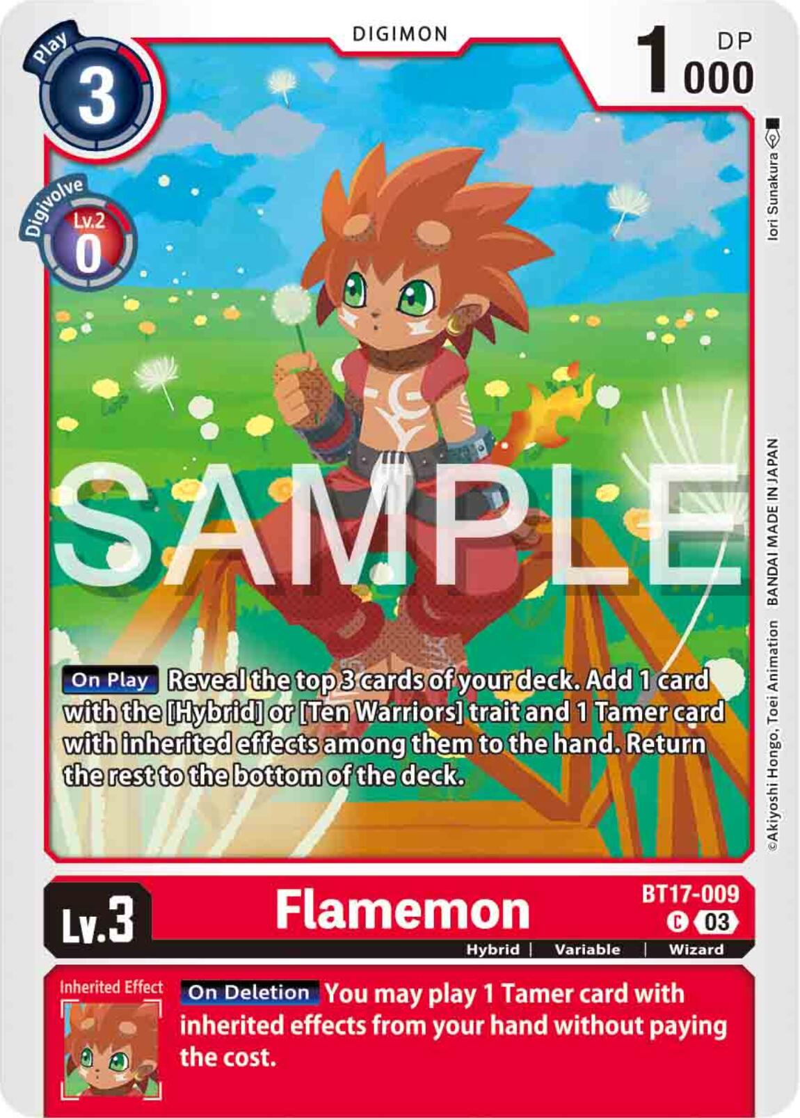 Flamemon [BT17-009] [Secret Crisis] | Devastation Store