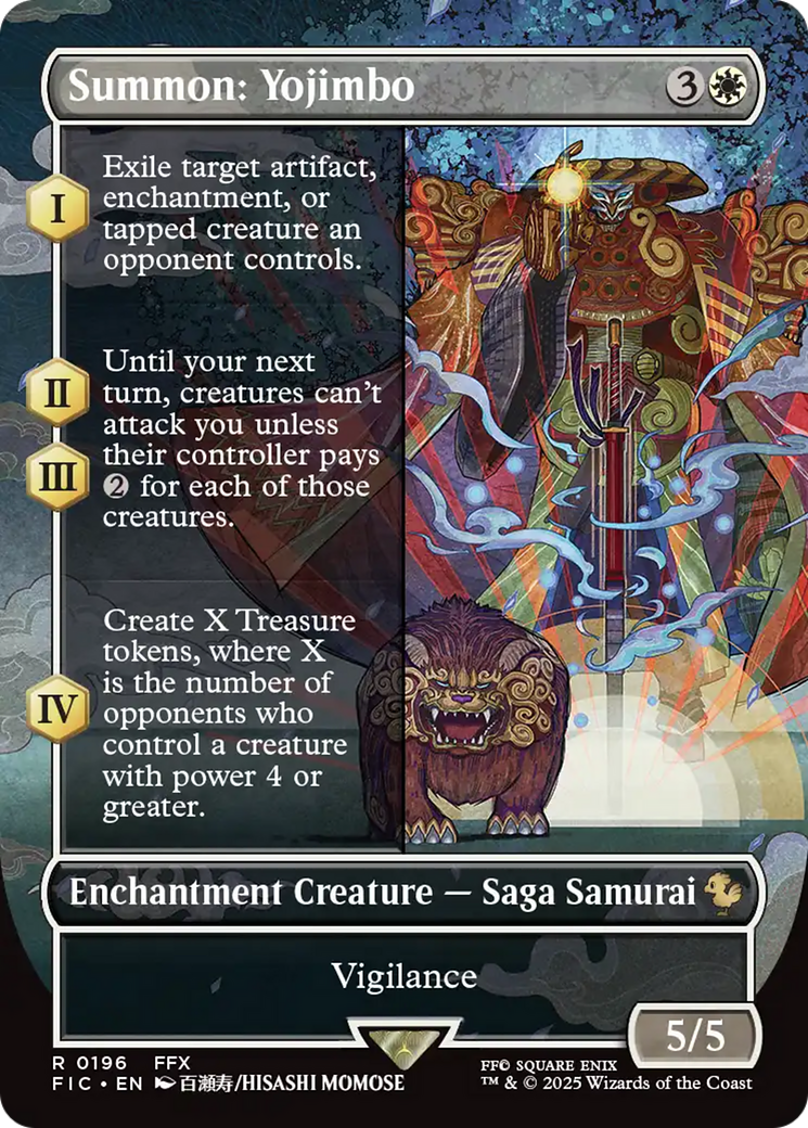 Summon: Yojimbo (Borderless) [FINAL FANTASY Commander] | Devastation Store