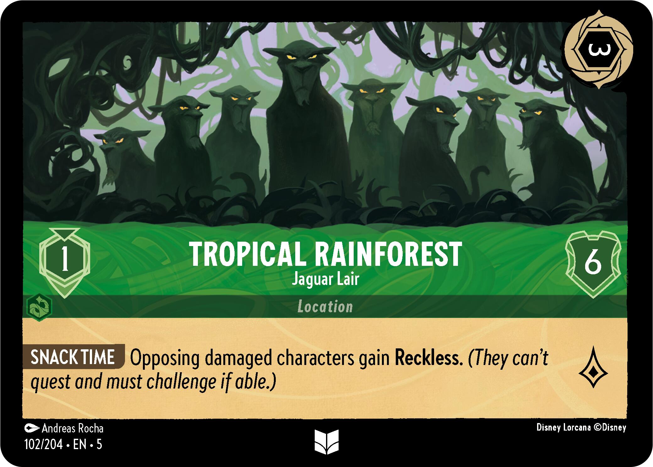 Tropical Rainforest - Jaguar Lair (102/204) [Shimmering Skies] | Devastation Store