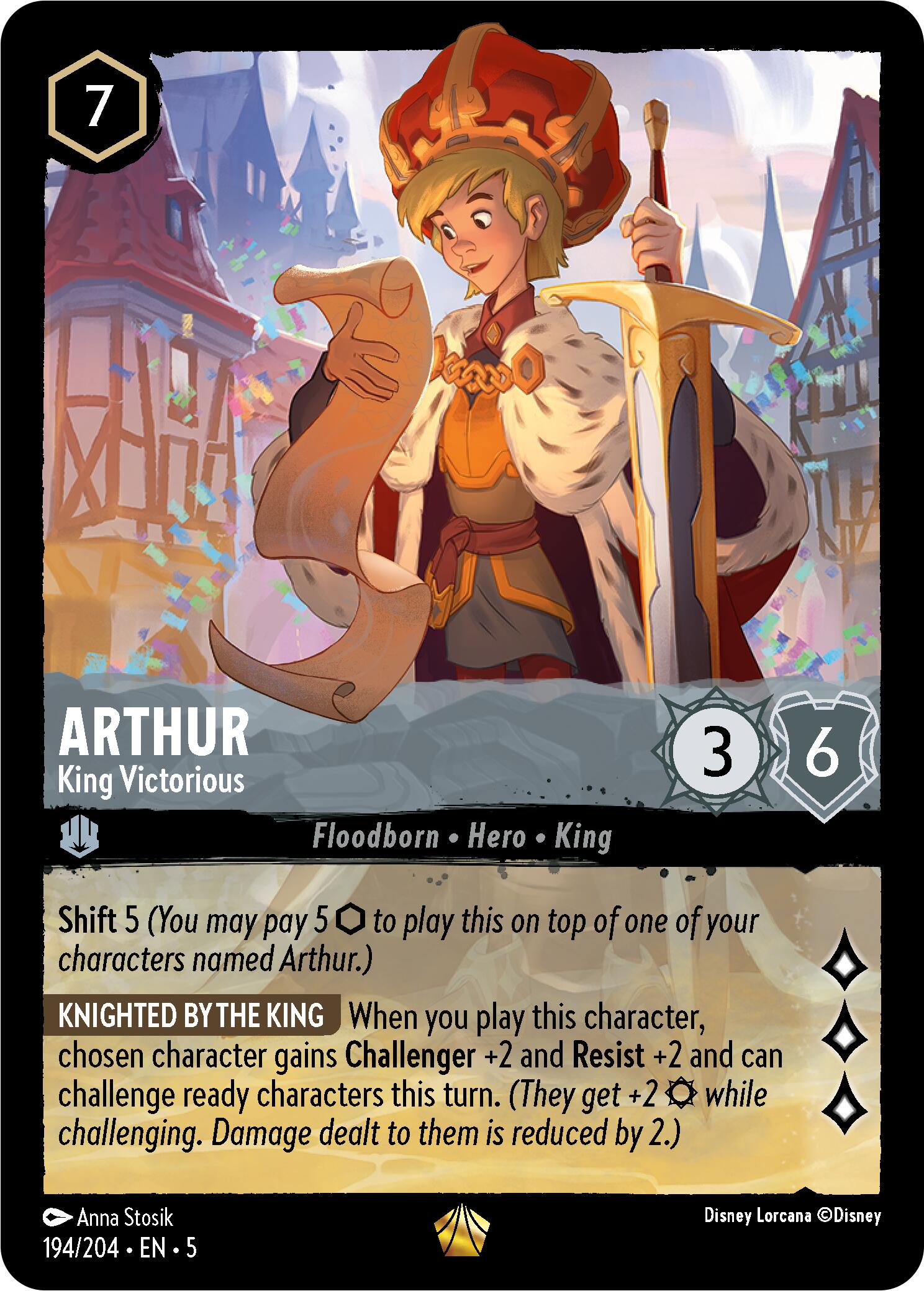 Arthur - King Victorious (194/204) [Shimmering Skies] | Devastation Store