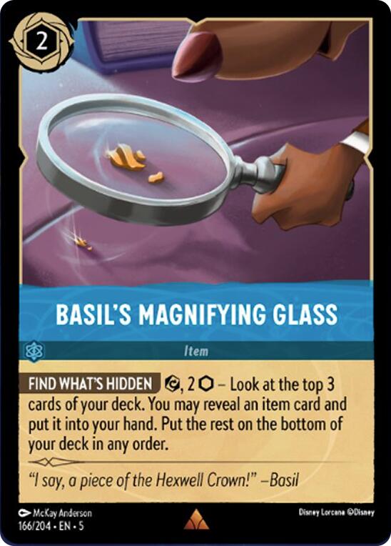 Basil's Magnifying Glass (166/204) [Shimmering Skies] | Devastation Store