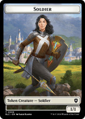Soldier // Citizen Double-Sided Token [Bloomburrow Commander Tokens] | Devastation Store