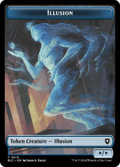 Illusion // Goblin Double-Sided Token [Bloomburrow Commander Tokens] | Devastation Store