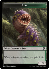 Pest // Shapeshifter Double-Sided Token [Bloomburrow Commander Tokens] | Devastation Store