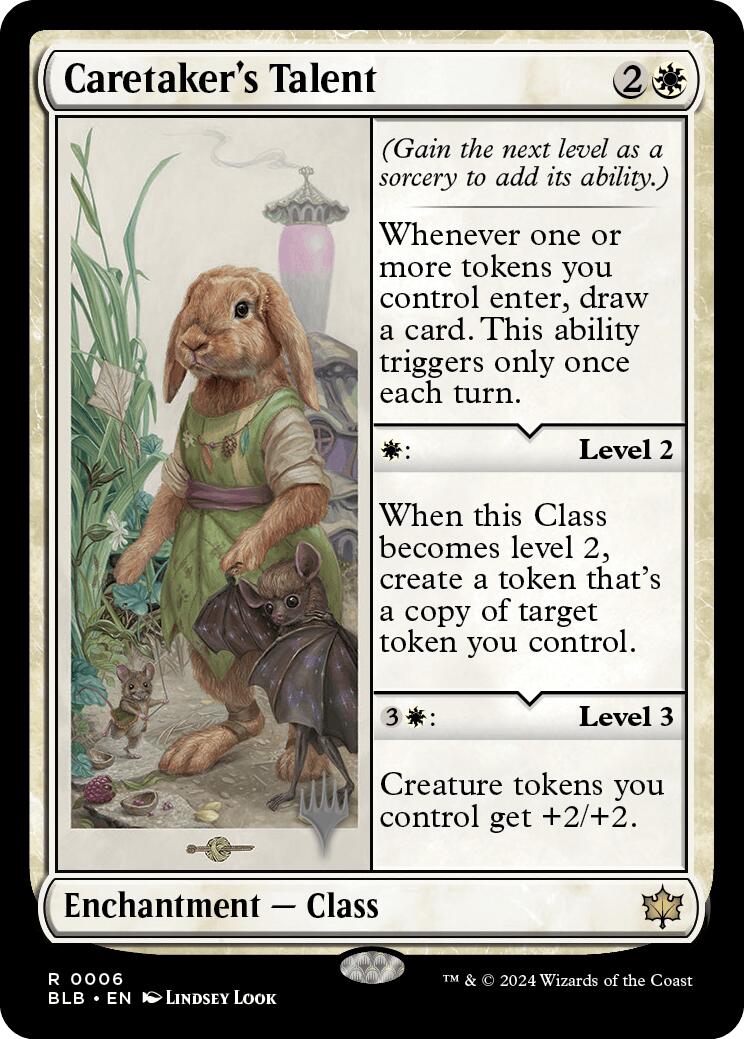 Caretaker's Talent (Promo Pack) [Bloomburrow Promos] | Devastation Store