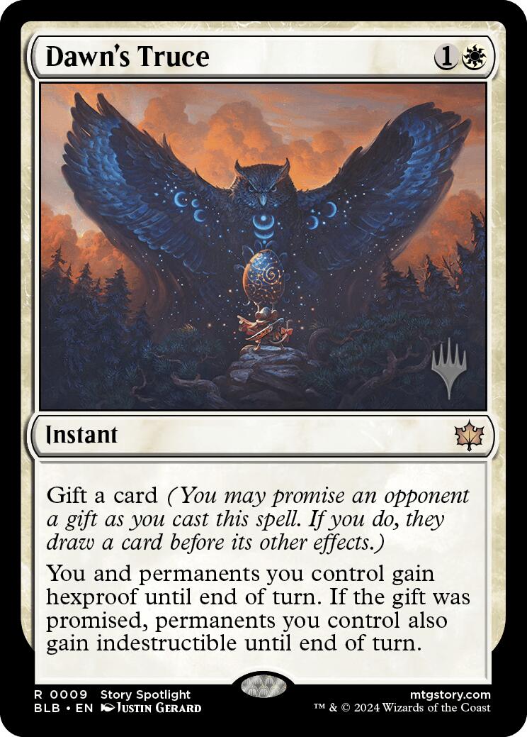 Dawn's Truce (Promo Pack) [Bloomburrow Promos] | Devastation Store