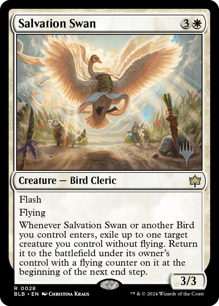 Salvation Swan (Promo Pack) [Bloomburrow Promos] | Devastation Store