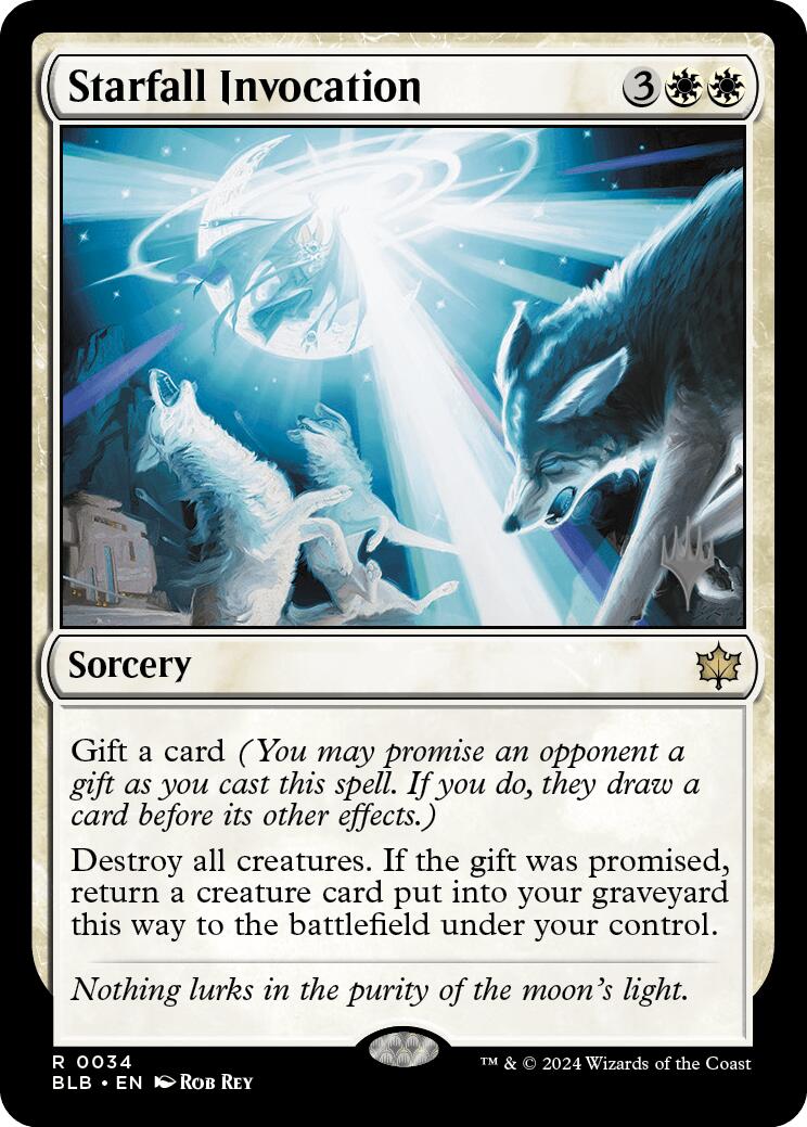 Starfall Invocation (Promo Pack) [Bloomburrow Promos] | Devastation Store