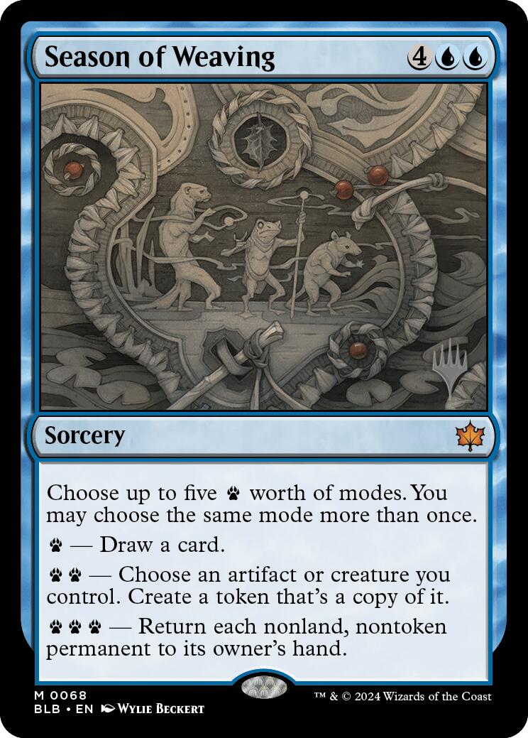 Season of Weaving (Promo Pack) [Bloomburrow Promos] | Devastation Store
