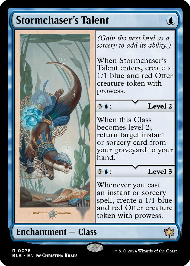 Stormchaser's Talent (Promo Pack) [Bloomburrow Promos] | Devastation Store