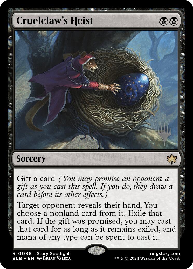 Cruelclaw's Heist (Promo Pack) [Bloomburrow Promos] | Devastation Store