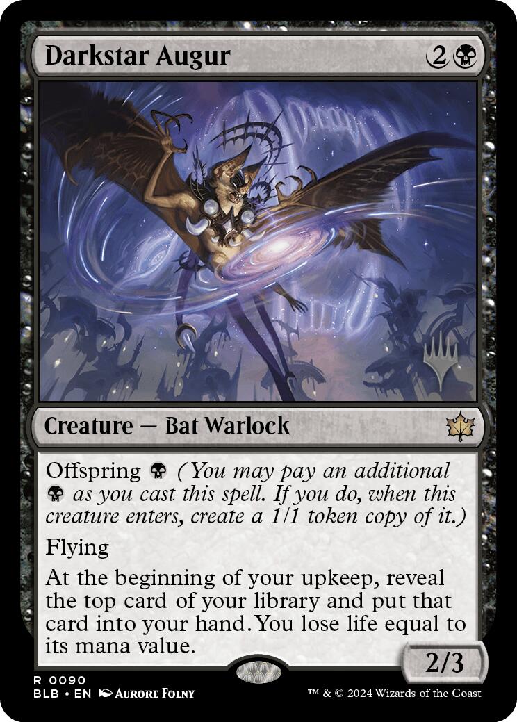 Darkstar Augur (Promo Pack) [Bloomburrow Promos] | Devastation Store