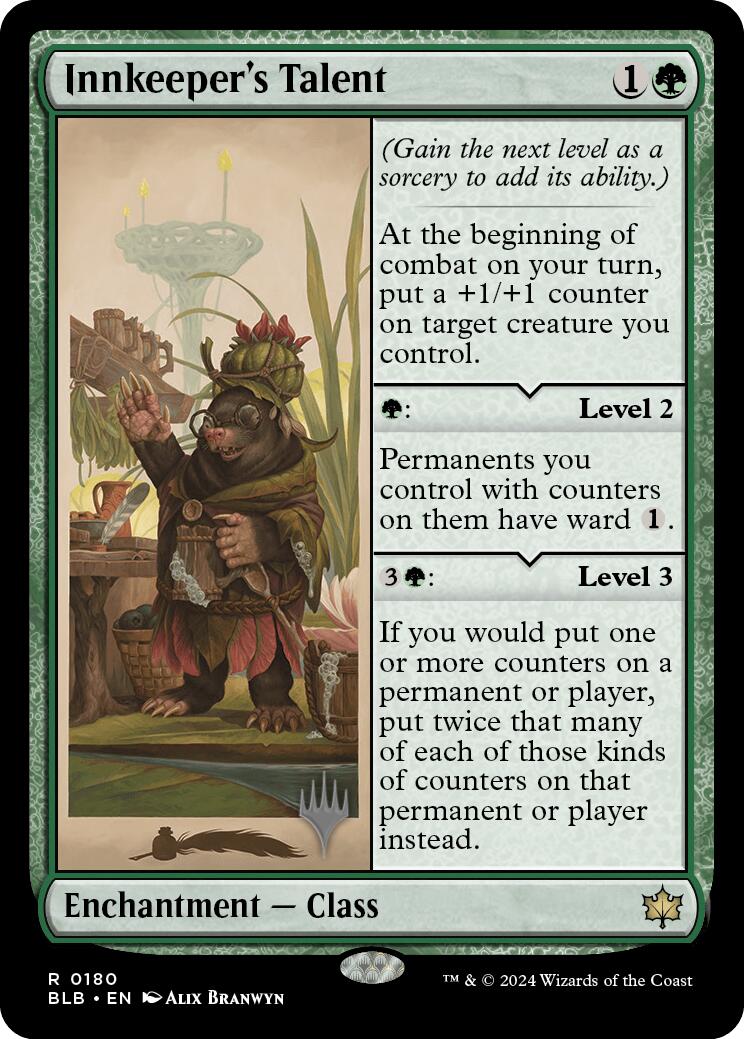 Innkeeper's Talent (Promo Pack) [Bloomburrow Promos] | Devastation Store