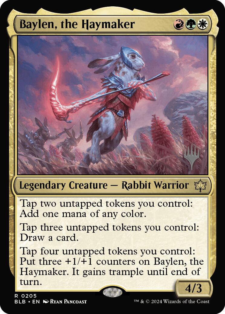 Baylen, the Haymaker (Promo Pack) [Bloomburrow Promos] | Devastation Store