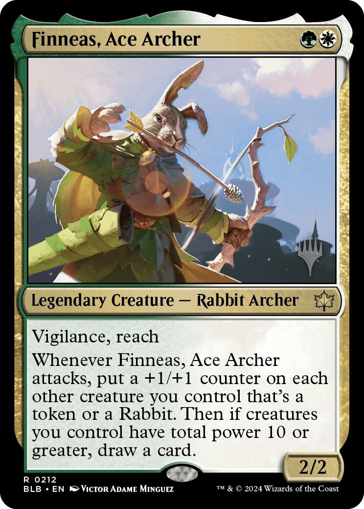 Finneas, Ace Archer (Promo Pack) [Bloomburrow Promos] | Devastation Store