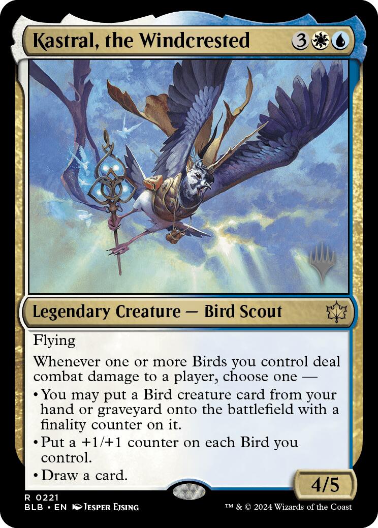 Kastral, the Windcrested (Promo Pack) [Bloomburrow Promos] | Devastation Store