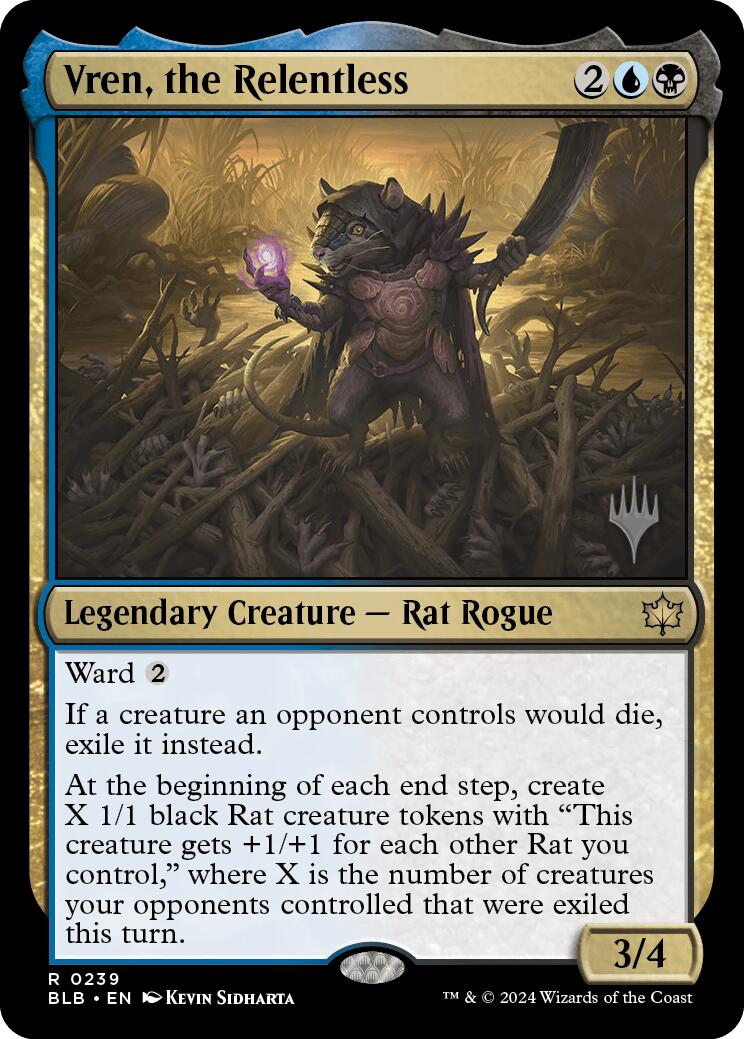 Vren, the Relentless (Promo Pack) [Bloomburrow Promos] | Devastation Store