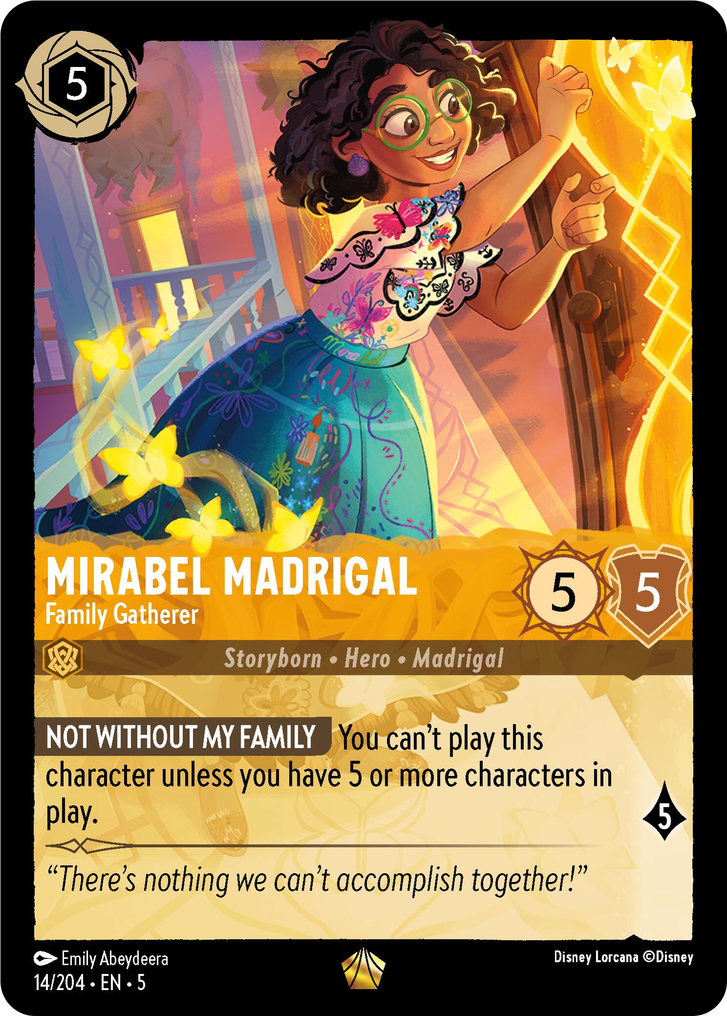 Mirabel Madrigal - Family Gatherer (14/204) [Shimmering Skies] | Devastation Store