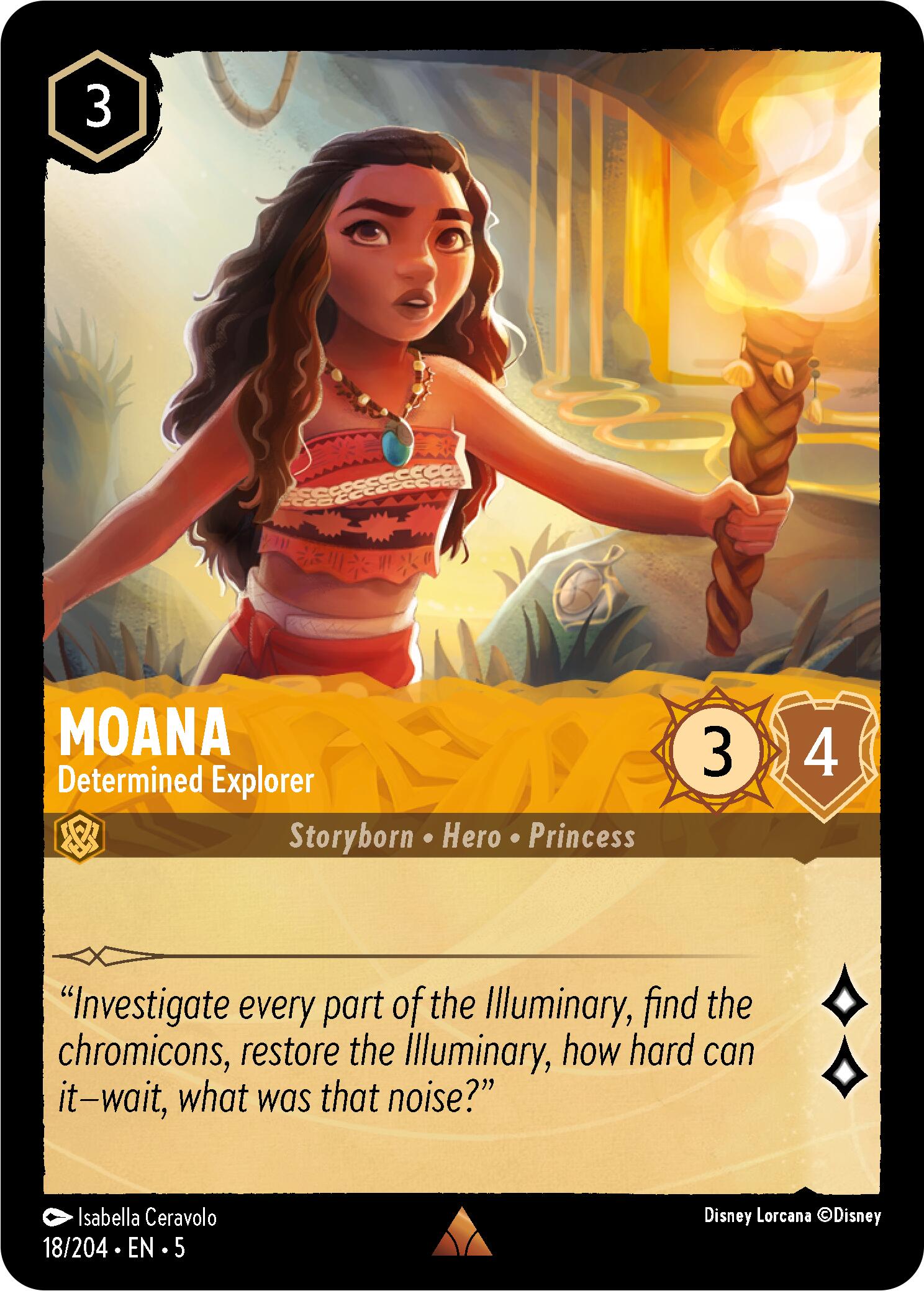 Moana - Determined Explorer (18/204) [Shimmering Skies] | Devastation Store