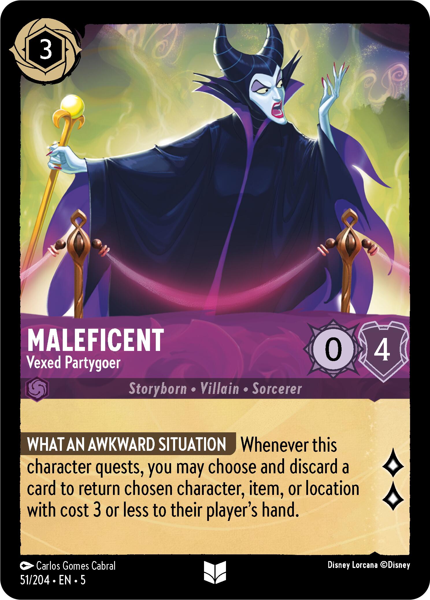 Maleficent - Vexed Partygoer (51/204) [Shimmering Skies] | Devastation Store