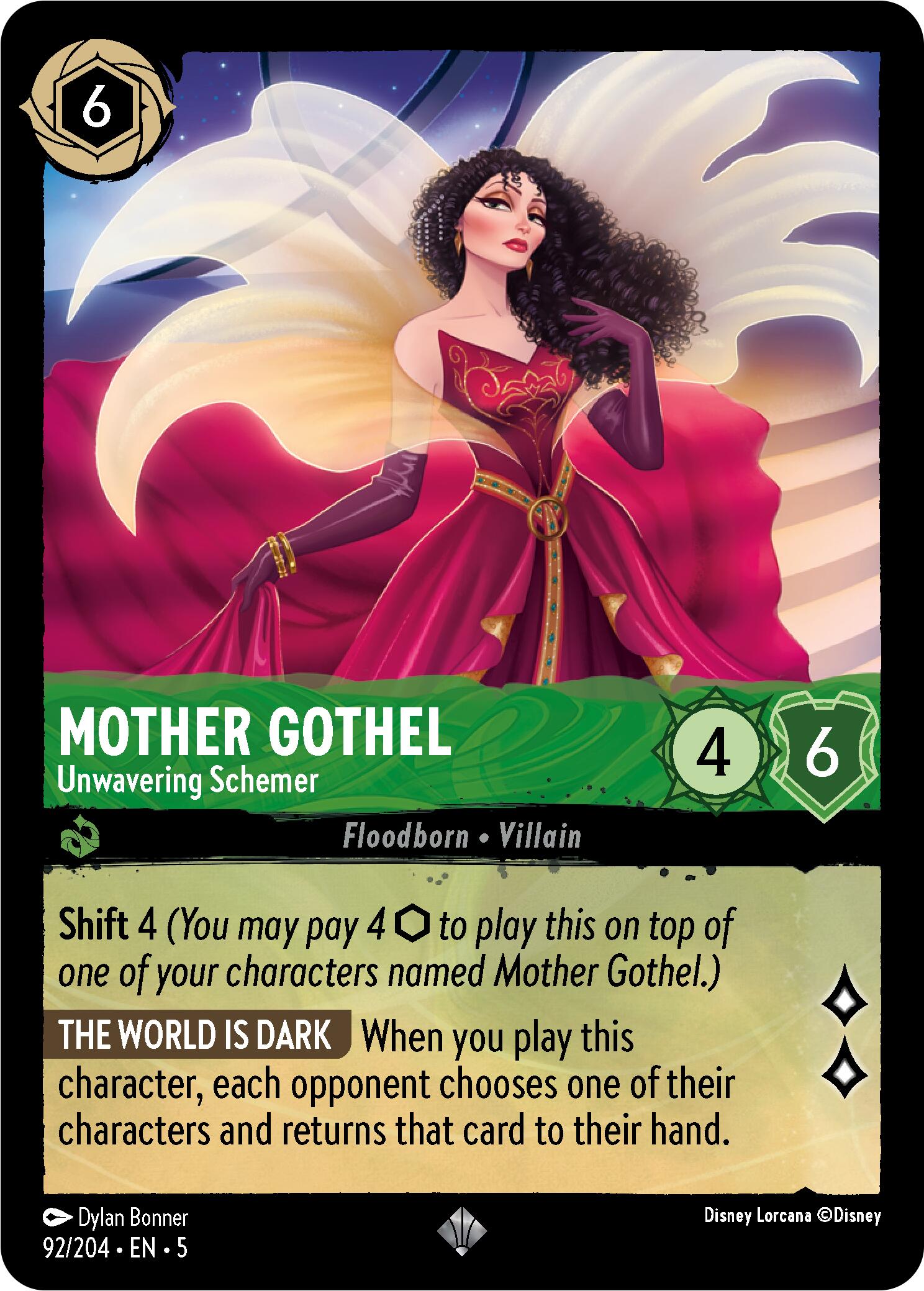 Mother Gothel - Unwavering Schemer (92/204) [Shimmering Skies] | Devastation Store