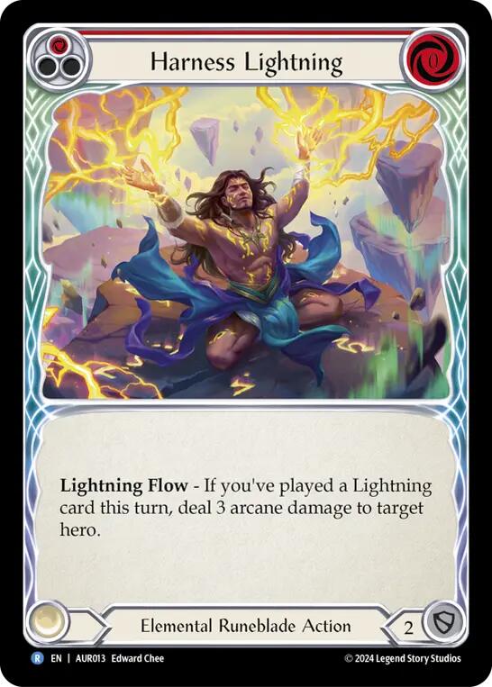 Harness Lightning (Red) [AUR013] (1st Strike) | Devastation Store