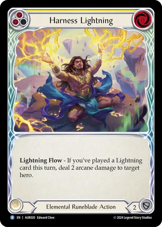 Harness Lightning (Yellow) [AUR020] (1st Strike) | Devastation Store