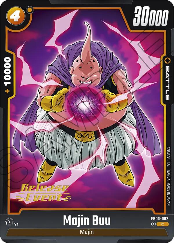 Majin Buu (FB03-092) [Raging Roar Release Event Cards] | Devastation Store