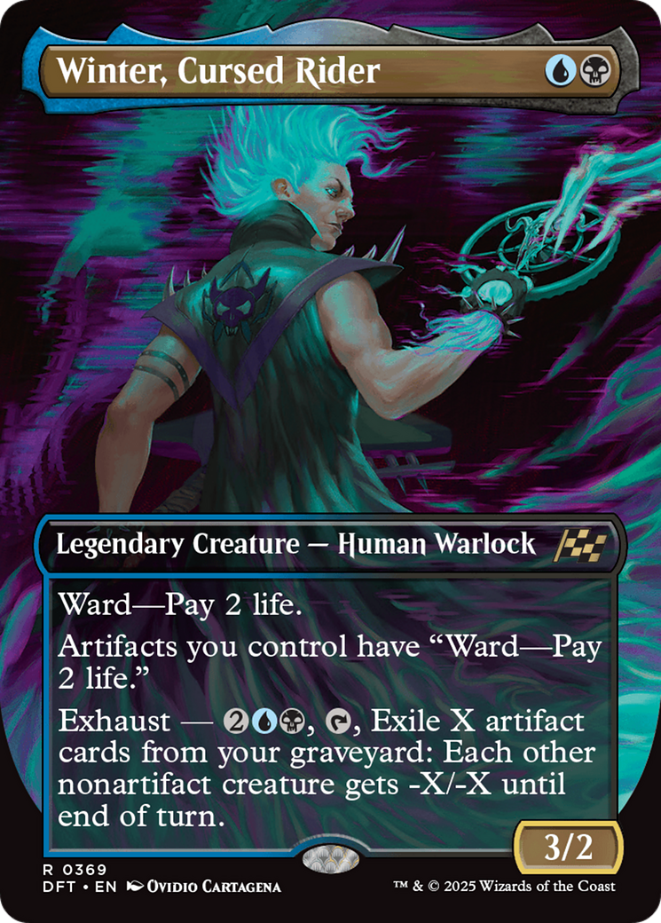Winter, Cursed Rider (Borderless) [Aetherdrift] | Devastation Store