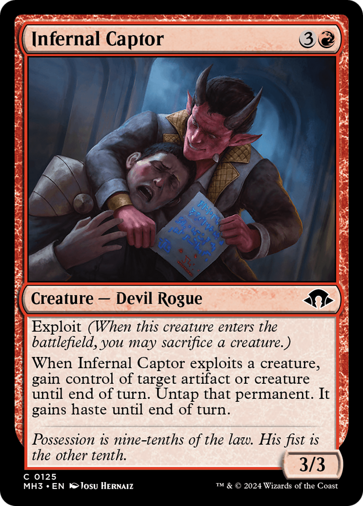Infernal Captor [Modern Horizons 3] | Devastation Store