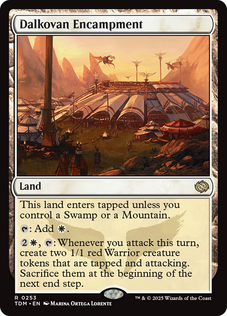Dalkovan Encampment [Tarkir: Dragonstorm] | Devastation Store