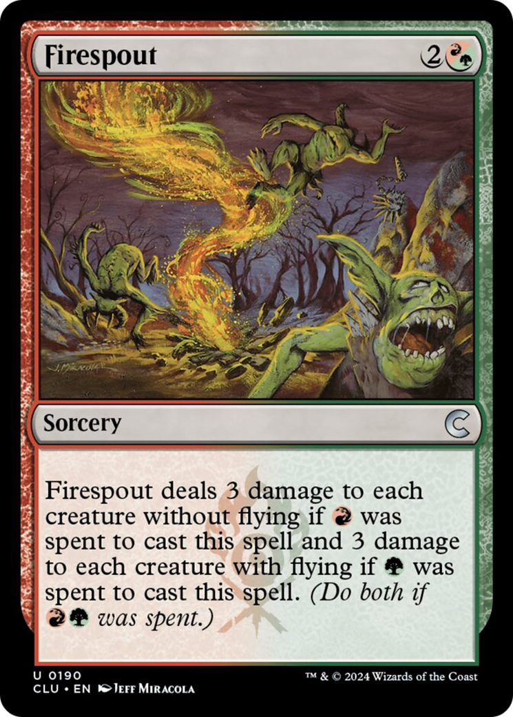 Firespout [Ravnica: Clue Edition] | Devastation Store