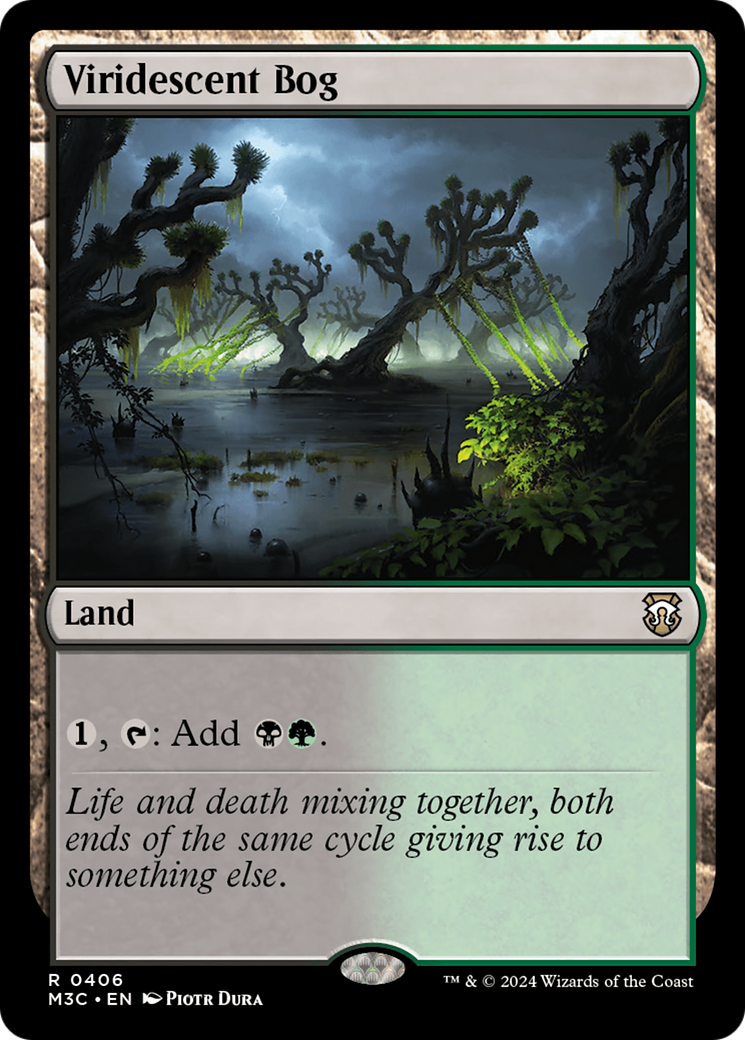 Viridescent Bog (Ripple Foil) [Modern Horizons 3 Commander] | Devastation Store
