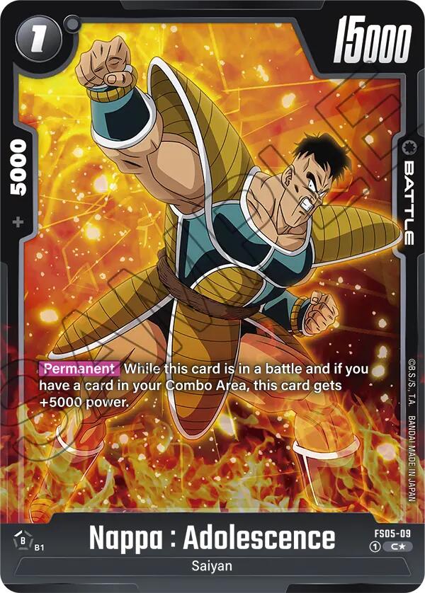 Nappa : Adolescence (Bonus Pack Alternate Art) [Starter Deck: Bardock] | Devastation Store