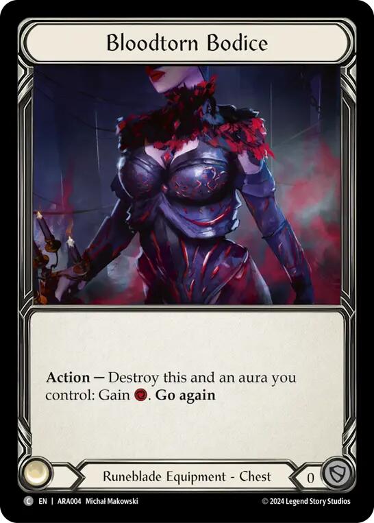 Bloodtorn Bodice [ARA004] (Rosetta Aurora Blitz Deck) | Devastation Store