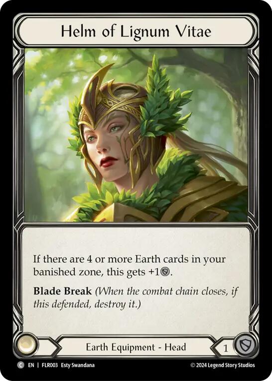 Helm of Lignum Vitae [FLR003] (Rosetta Florian Blitz Deck) | Devastation Store