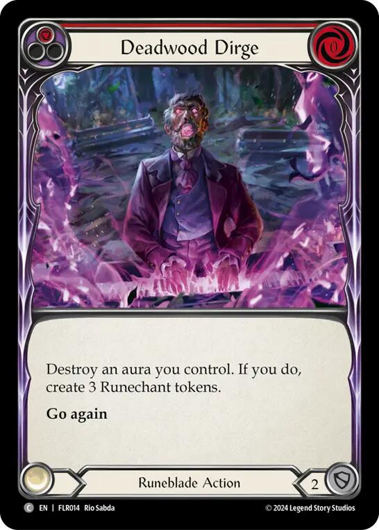 Deadwood Dirge (Red) [FLR014] (Rosetta Florian Blitz Deck) | Devastation Store