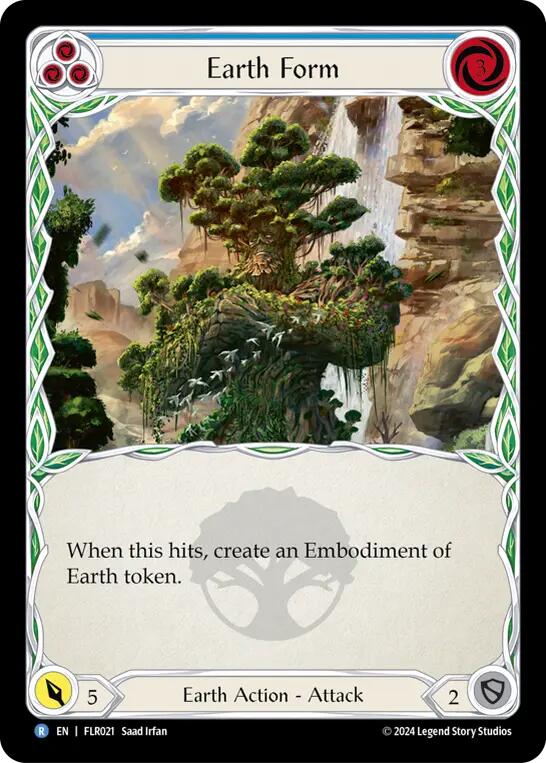 Earth Form (Blue) [FLR021] (Rosetta Florian Blitz Deck) | Devastation Store