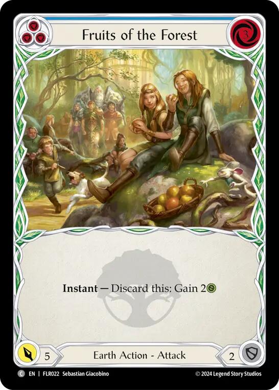 Fruits of the Forest (Blue) [FLR022] (Rosetta Florian Blitz Deck) | Devastation Store