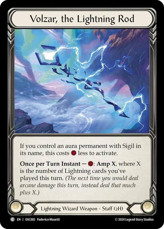 Volzar, the Lightning Rod [OSC002] (Rosetta Oscilio Blitz Deck) | Devastation Store