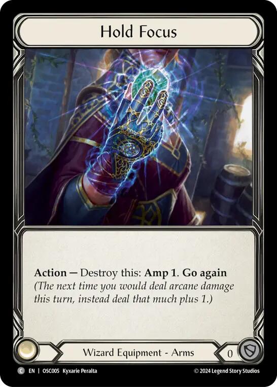 Hold Focus [OSC005] (Rosetta Oscilio Blitz Deck) | Devastation Store