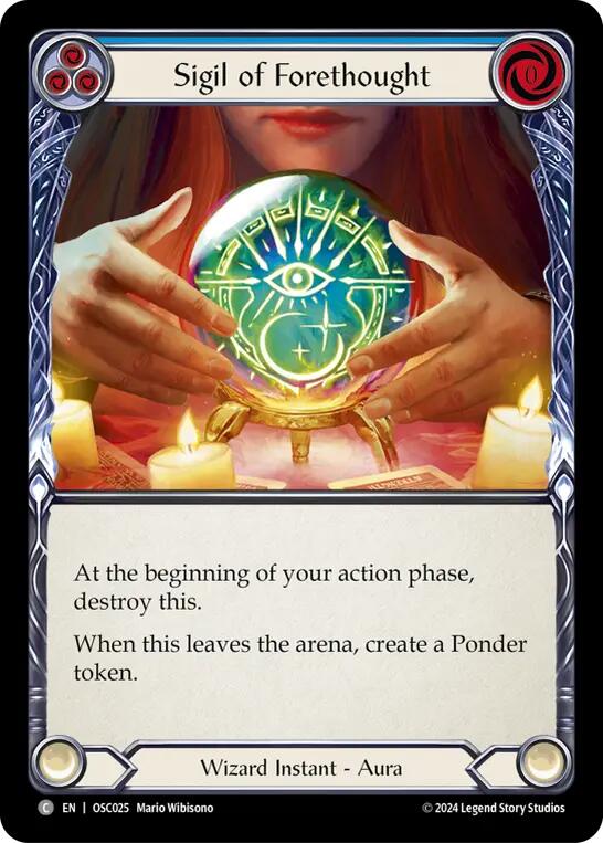 Sigil of Forethought [OSC025] (Rosetta Oscilio Blitz Deck) | Devastation Store