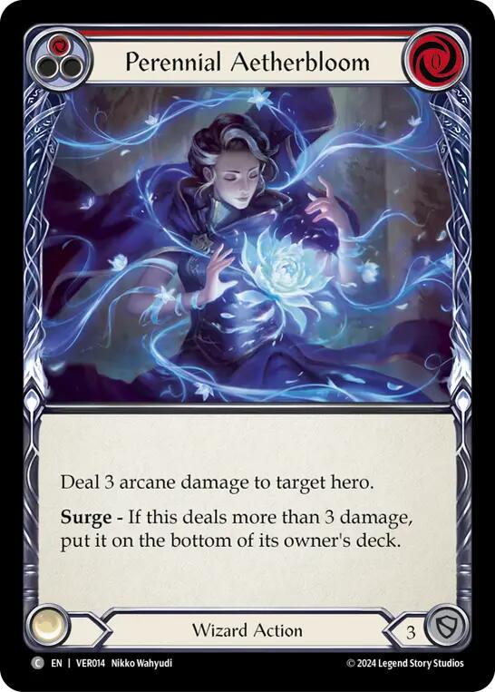 Perennial Aetherbloom (Red) [VER014] (Rosetta Verdance Blitz Deck) | Devastation Store