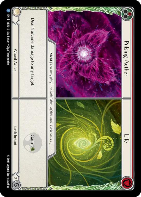 Pulsing Aether / Life [VER015] (Rosetta Verdance Blitz Deck) | Devastation Store