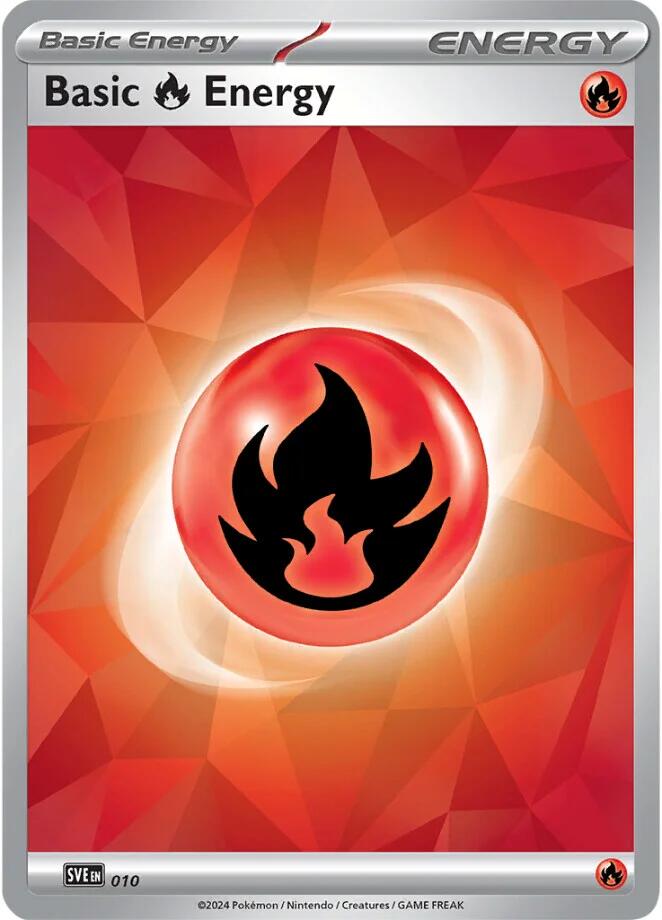 Basic Fire Energy (010)(Holo) [Scarlet & Violet: Stellar Crown] | Devastation Store