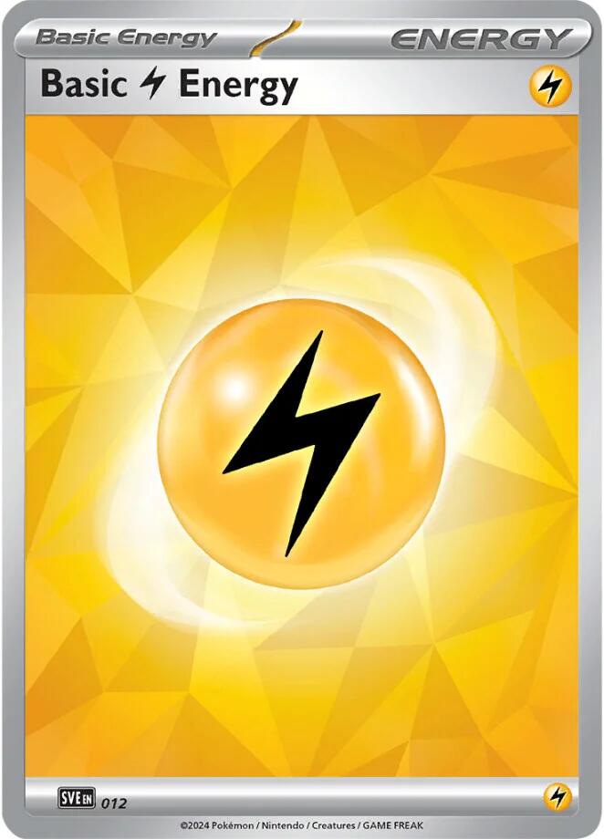 Basic Lightning Energy (012)(Holo) [Scarlet & Violet: Stellar Crown] | Devastation Store