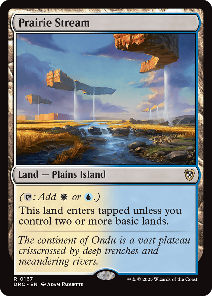 Prairie Stream [Aetherdrift Commander] | Devastation Store